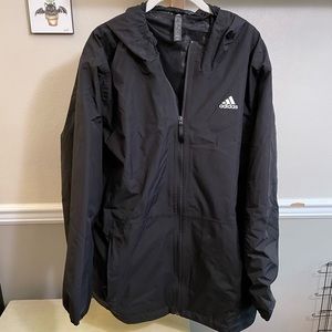 Plus size Adidas rain jacket